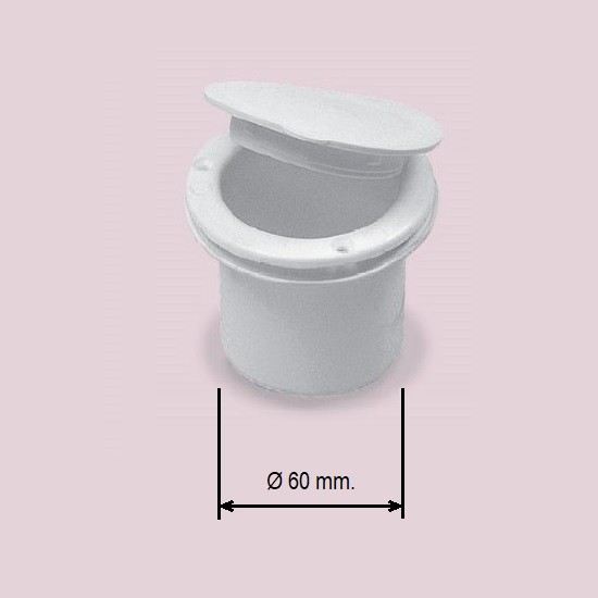 Art. 327.00 Plastic round box with cap