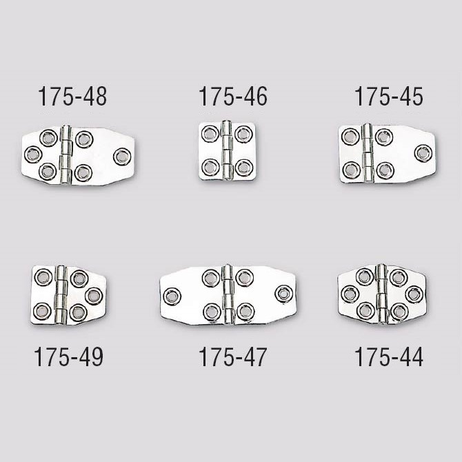 Art. 175.44 Cerniere in acciaio inox imbutite e lucidate