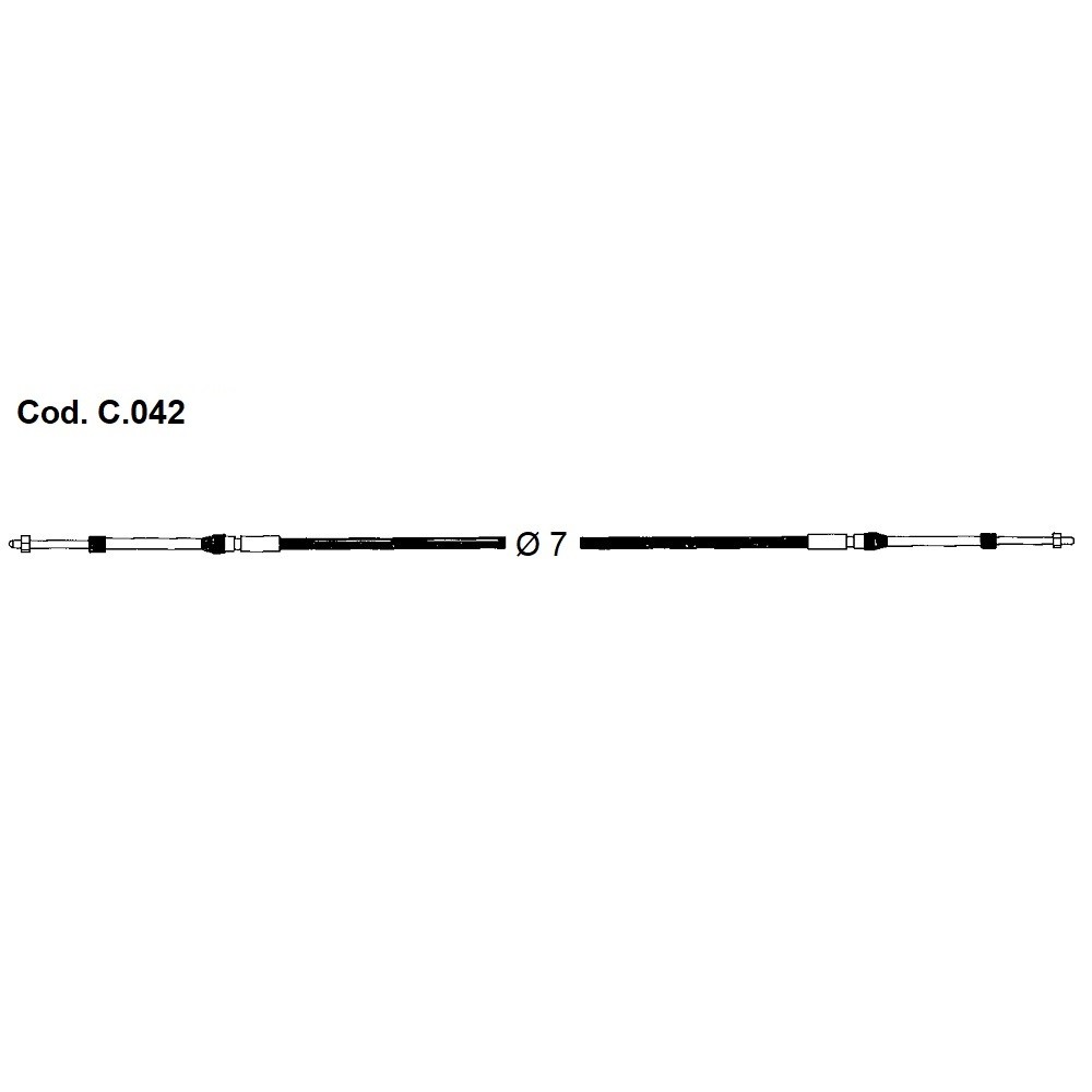 Art. C.042 Standard engine control cable