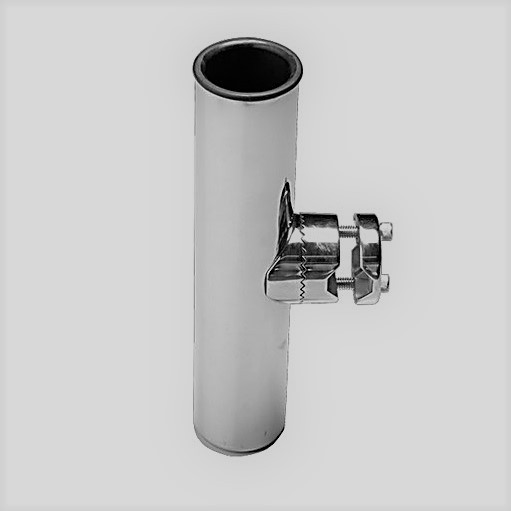 Art. 176.12 Stainless steel fishing rod for tube pulpits from Ø 22 to Ø 25 pivot with adjustable swivel