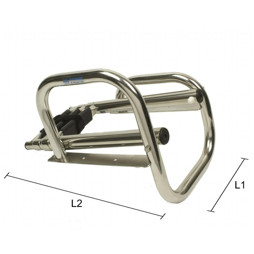 Art. 141.44 Scaletta inox 316 a piscina 4 gradini