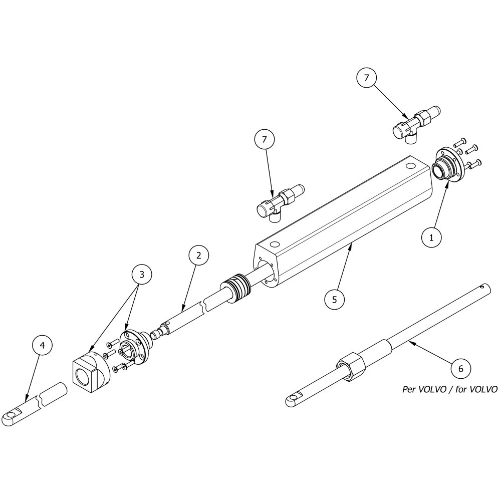 Art. 00.0008.00 Parti di ricambio Cilindro MC150BE